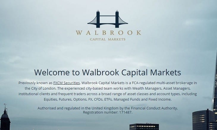 Walbrook Capital Formerly Fxcm Securities Replaces Ceo Paul - 