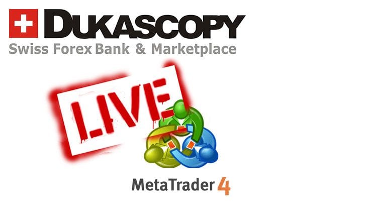 Dukascopy Bank Launches Metatrader 4 For Live Trading - 